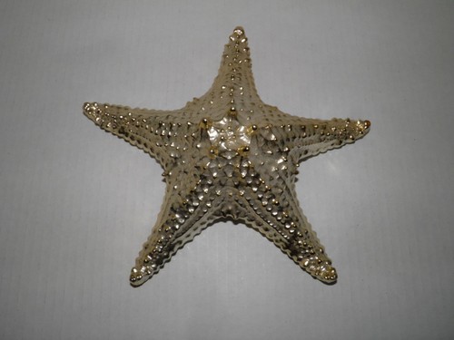 Large gold starfish shelf - large,