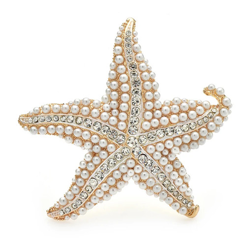 Large starfish rhinestone - large,