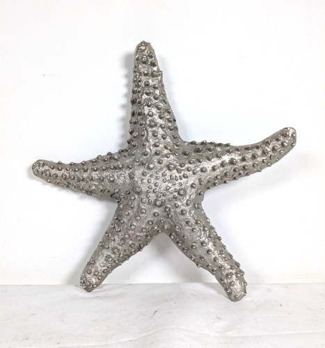 Large silver starfish - large,