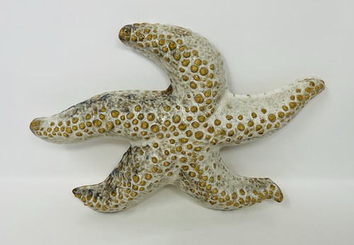 Vintage ceramic starfish wall - starfish,